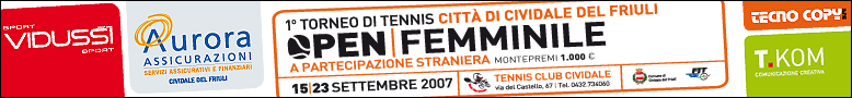 1o Torneo di Tennis Citt� di Cividale del Friuli